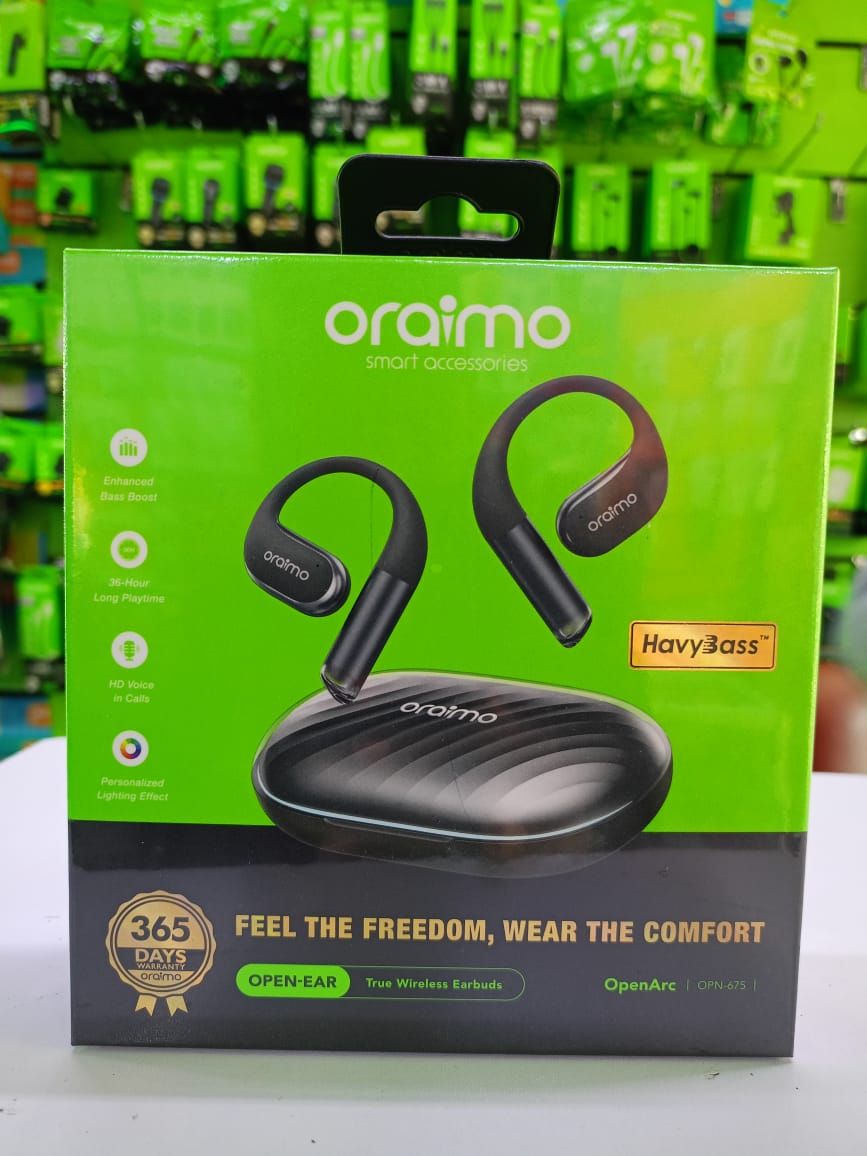 🔹 Oraimo OpenArc OPN-675 Open-Ear Earphones