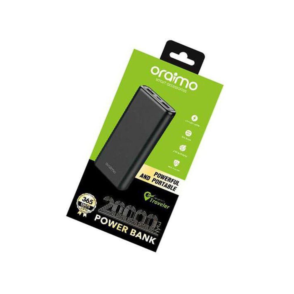 Oraimo Traveler 15 Power Bank 20000mAh (15W Type-C Fast Charging)