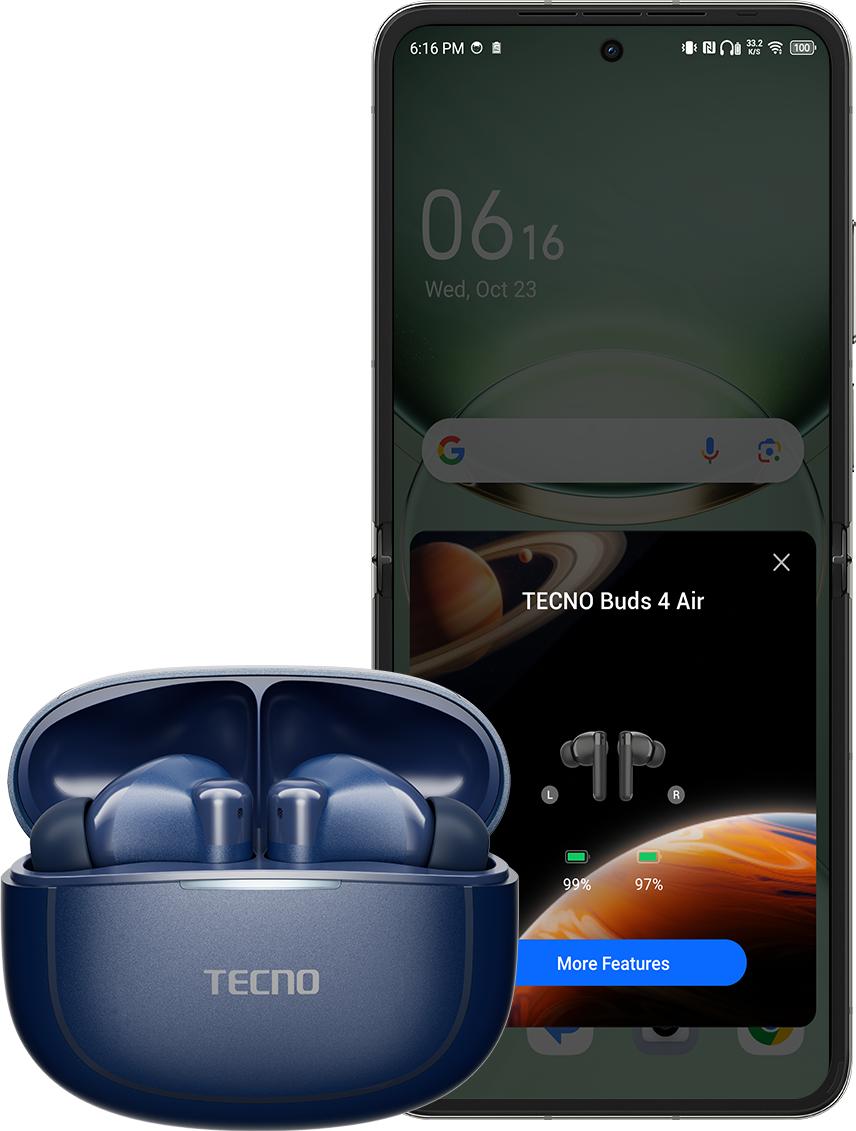 TECNO Buds 4 Air – True Wireless Stereo Earbuds