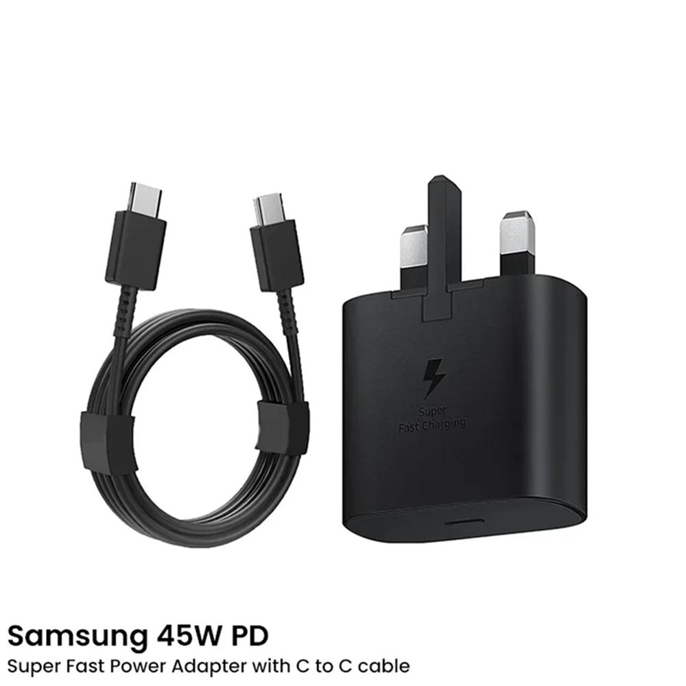 Samsung 45W PD Fast Charger (USB-C to USB-C Cable 5A)