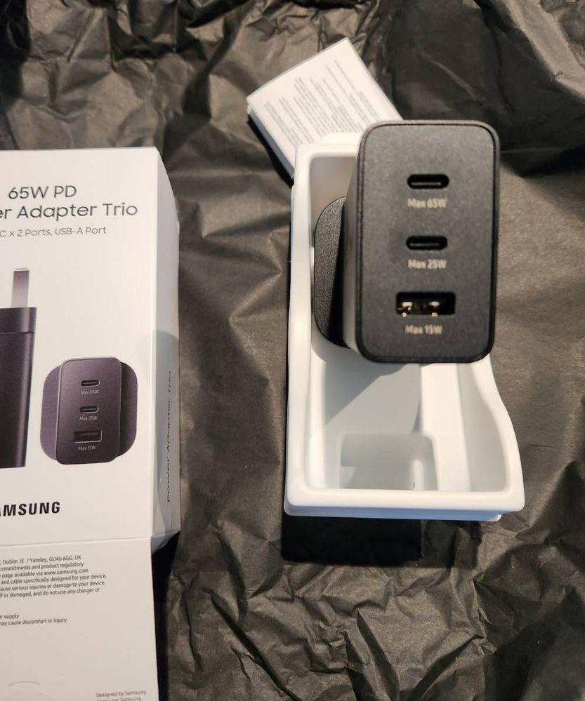 Samsung 65W PD Power Adapter Trio