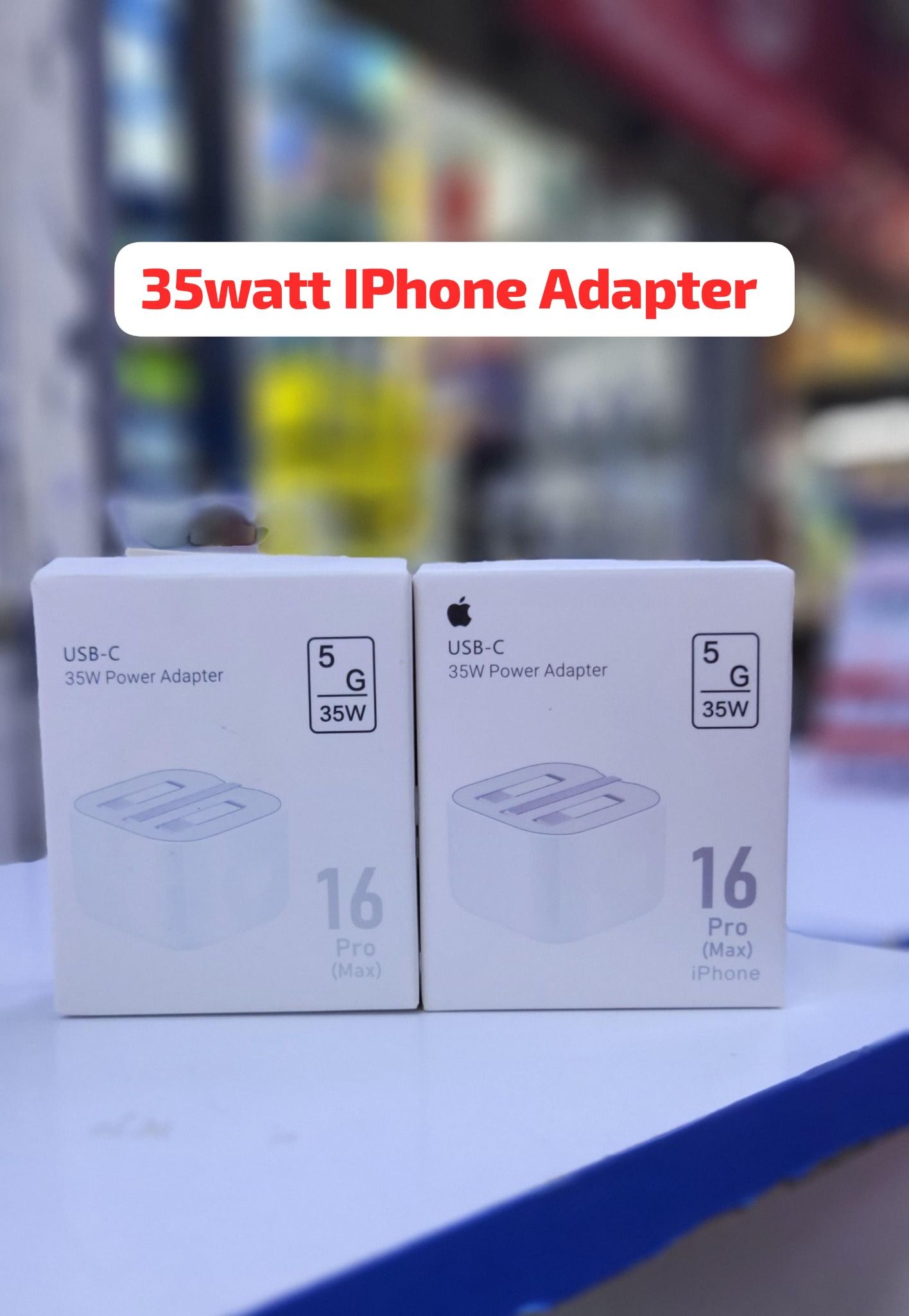 🔌 35W USB-C iPhone Power Adapter (Fast Charging)