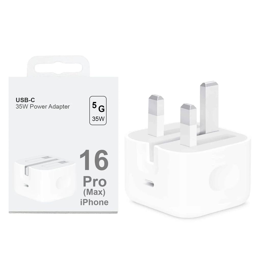 🔌 35W USB-C iPhone Power Adapter (Fast Charging)
