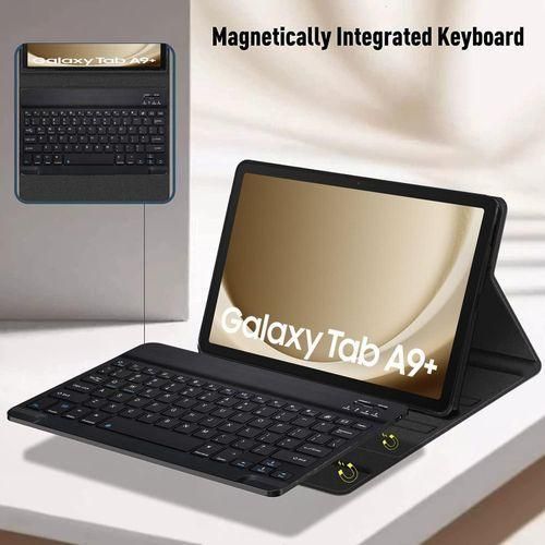 Samsung Galaxy Tab A9 4GB RAM, 64GB LTE Android Tablet 8.7 Inch 5100mAh + Wireless Keyboard Flip Case
