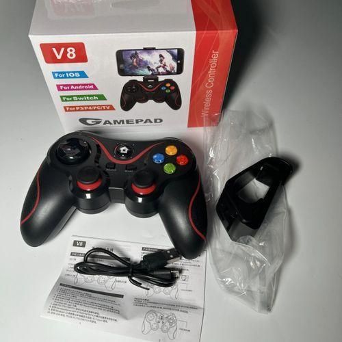 V8 2.4G Wireless Game Controller PC Game Controller Dual Vibration Controller Gamepad For Android IOS PC PS3 Switch Mobile Phones