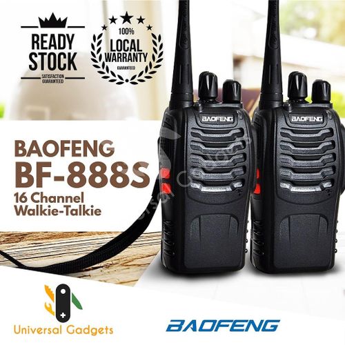 Baofeng 888S WALKIE TALKIE RADIO -5KM -2 PIECES