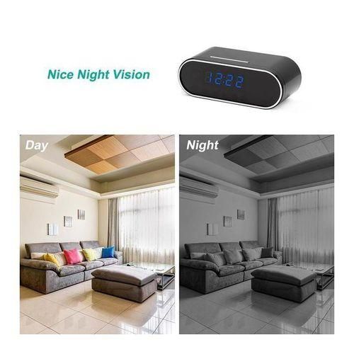 1080p Wifi Mini Camera Alarm Wireless Nanny Table Clock Security Night Vision Motion Sensor Remote Monitor Micro Home Security
