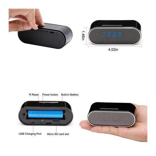 1080p Wifi Mini Camera Alarm Wireless Nanny Table Clock Security Night Vision Motion Sensor Remote Monitor Micro Home Security