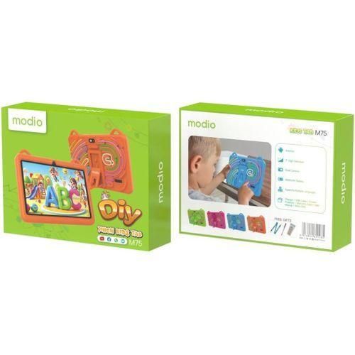 Modio M75 kids tablet 7"inch Display, 256GB ROM + 6GB RAM, 3000mAh Battery Capacity, Android 11
