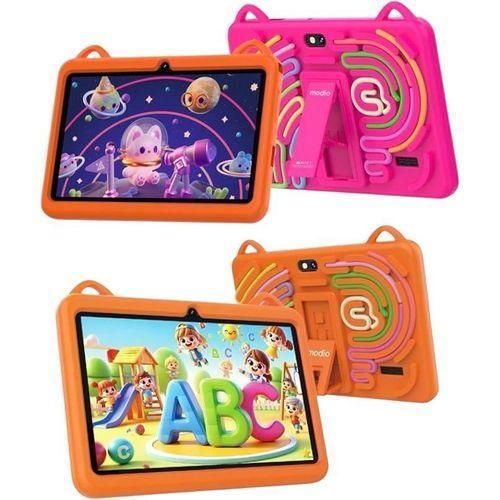 Modio M75 kids tablet 7"inch Display, 256GB ROM + 6GB RAM, 3000mAh Battery Capacity, Android 11