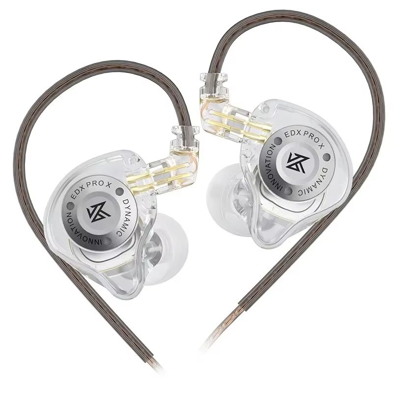 KZ EDX PRO X Dynamic Drive Earphone HIFI Bass Earbud Sport Music Cancelling Headsets 2PIN Cable KZ ZSTX ZSN PRO X EDC EDA ZVX