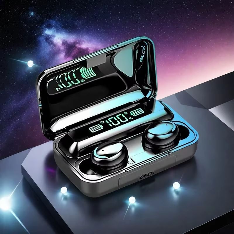 F9 Wireless Earphones Bluetooth Stereo Headphones Sport Waterproof Noise Reduction Wireless Earbuds