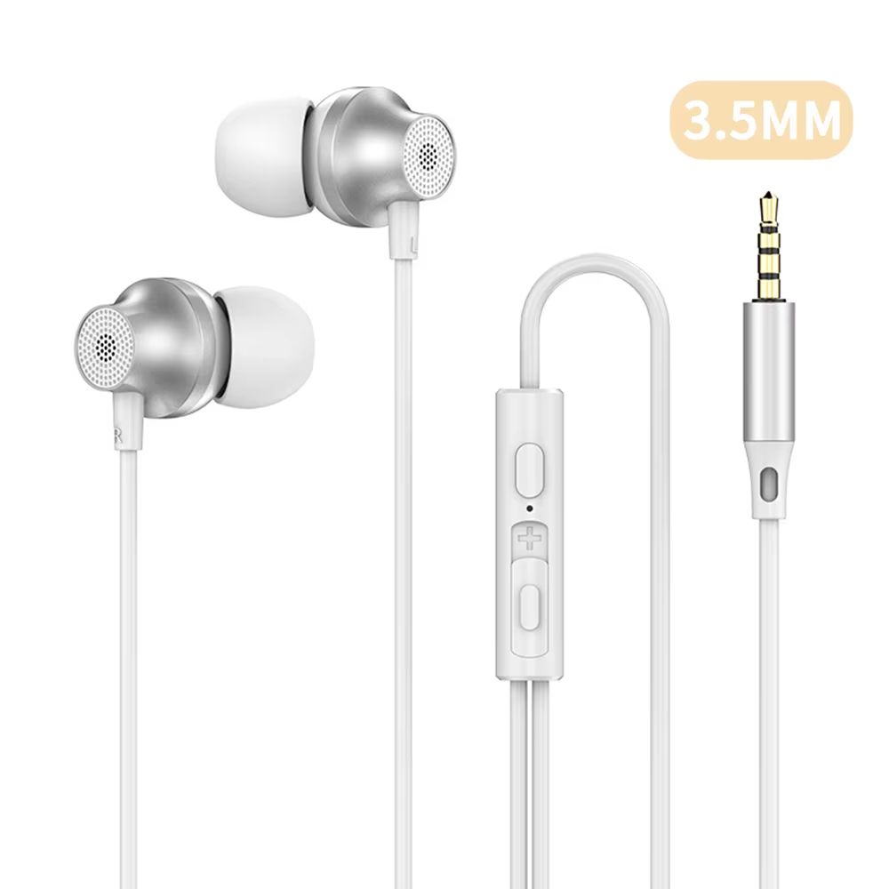 9D HIFI Heavy Bass Metal Wired Earphone Digital Type-C/3.5mm AUX With Mic In-Ear Earbuds Sport Music Headset For Samsung Android