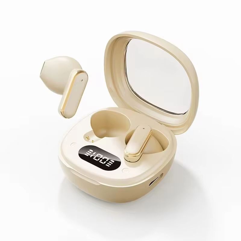 Q5 Stylish HIF Surround Sound Wireless Bluetooth Earphones Digital Display Long Battery Life Custom Fit Universal Compatibility