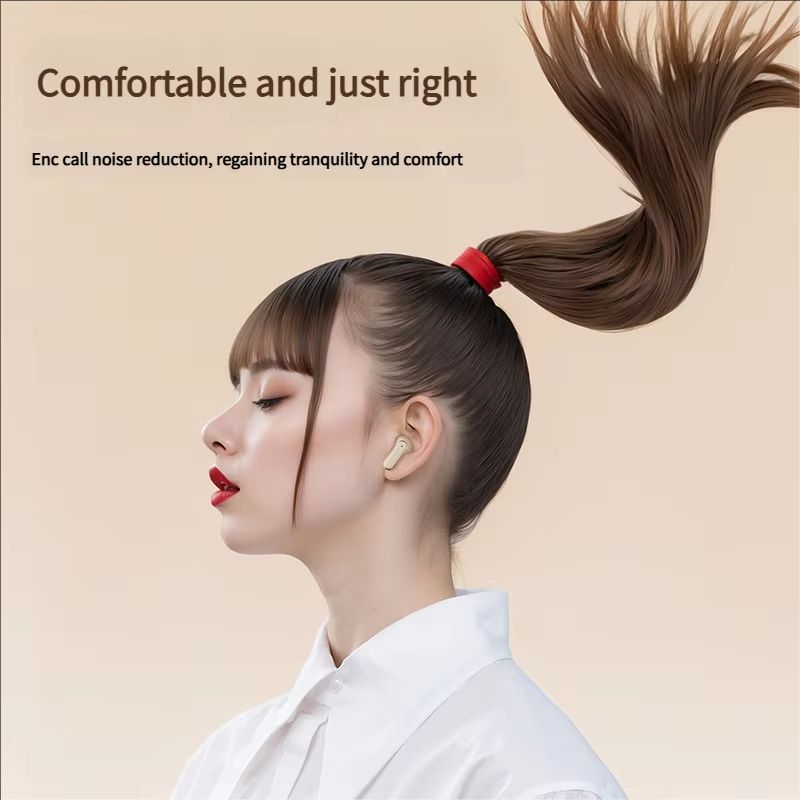 Q5 Stylish HIF Surround Sound Wireless Bluetooth Earphones Digital Display Long Battery Life Custom Fit Universal Compatibility