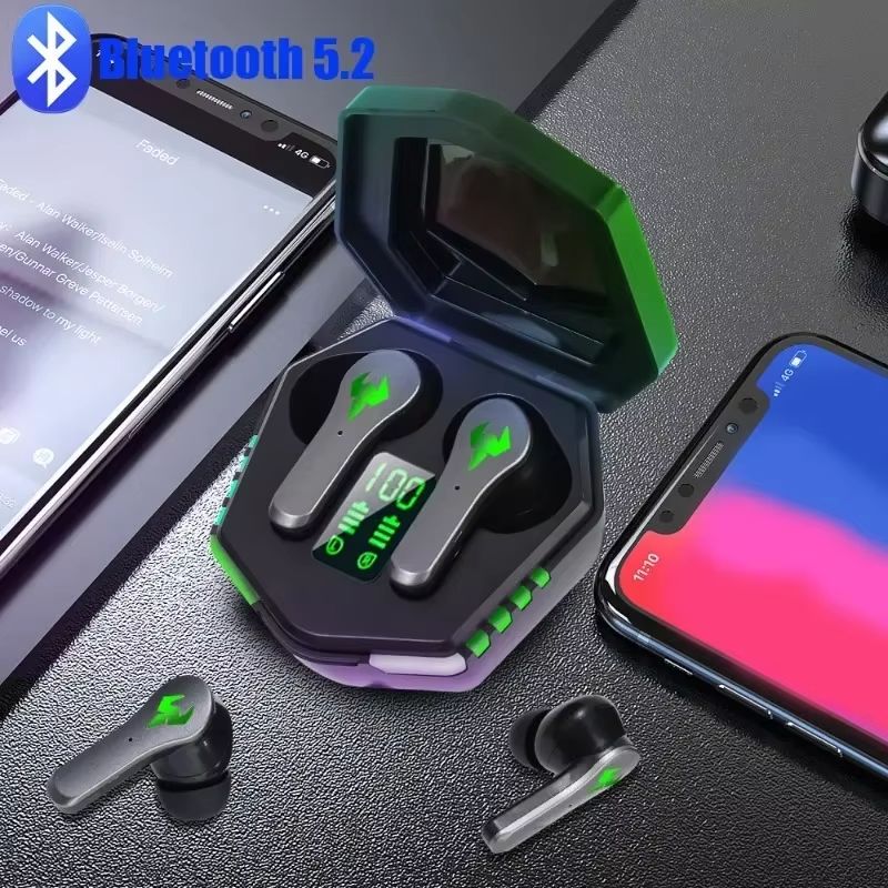 Original N35 Wireless Bluetooth 5.3 Headphones Noise Reduction Touch Control Earbuds Gaming Headset Music HD Calling Earphone