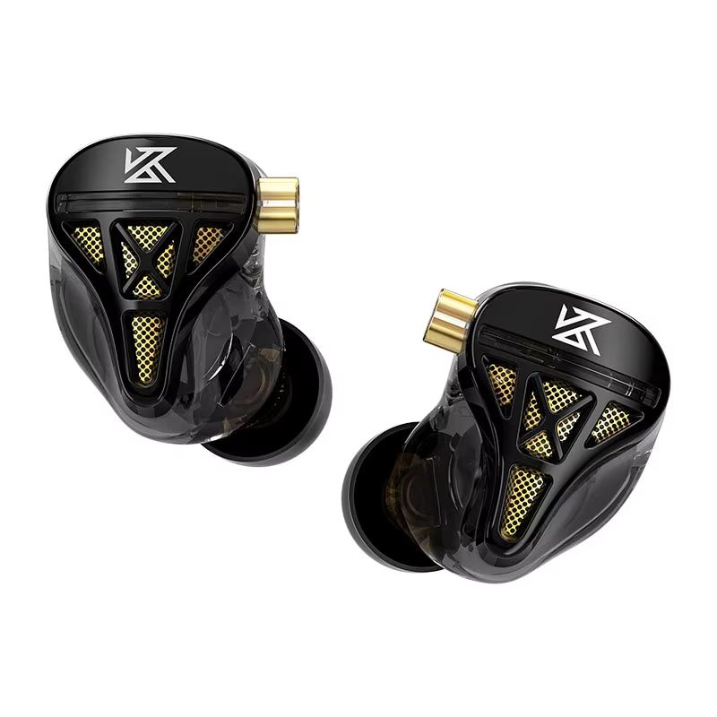 KZ DQS Metal Wired Earphones In Ear Monitor Earbuds Headset HiFi Sport Game Music Headphones With Microphone Detachable Cable