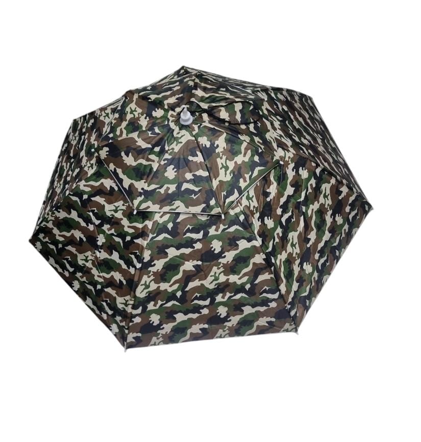 Double-Layer Hands-Free Head-Supported Umbrella – Windproof Wearable Sun & Rain Protection Hat with Adjustable Strap, UV-Block Canopy for Outdoor Activities & Camping