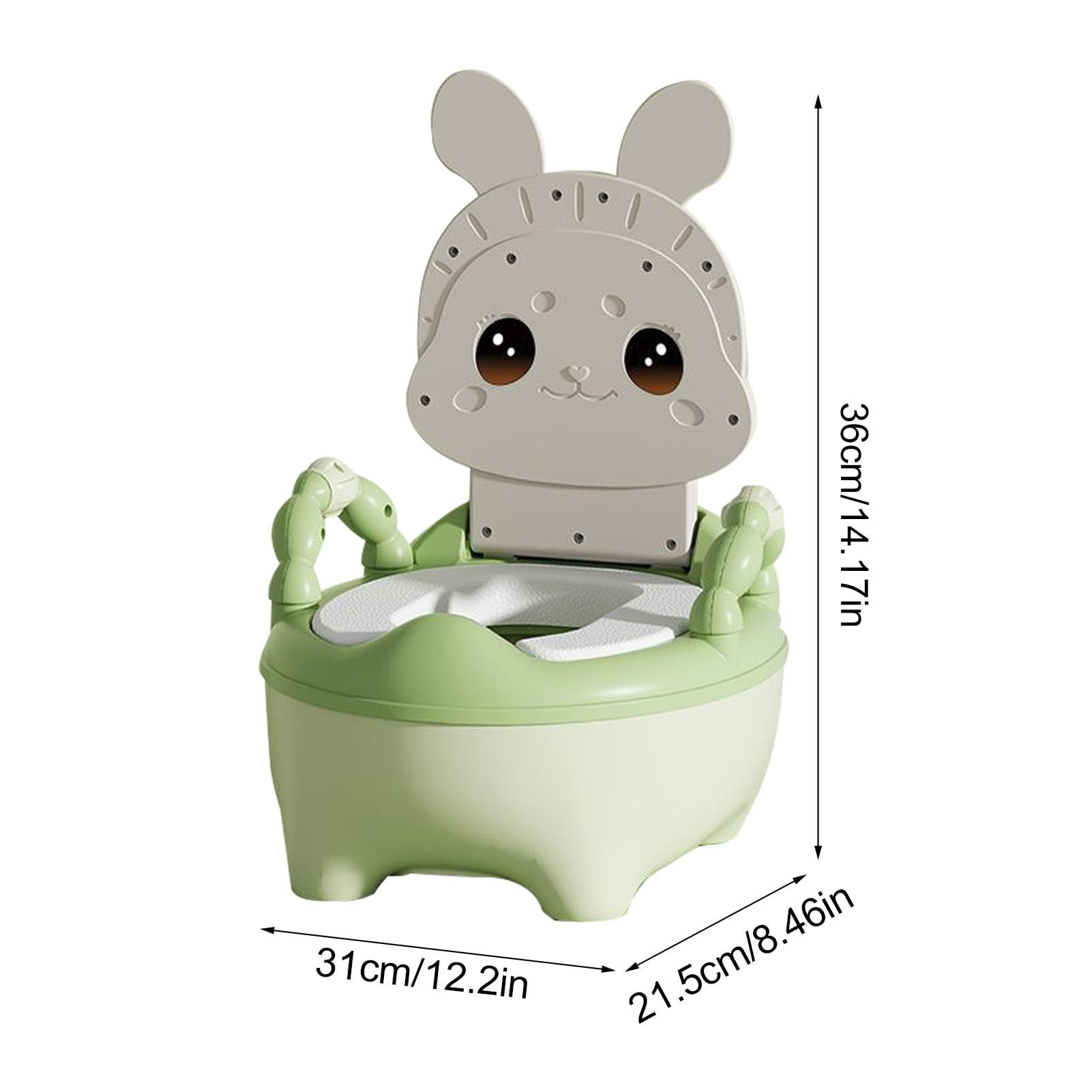 Toddler Training Potty with Detachable Lid & Non-Slip Base – Portable, Easy-to-Clean Toilet Trainer for Kids – Safe, Durable, Lightweight & Fun Design