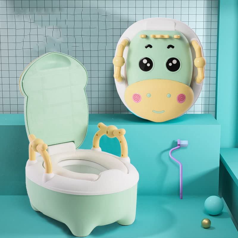 Toddler Training Potty with Detachable Lid & Non-Slip Base – Portable, Easy-to-Clean Toilet Trainer for Kids – Safe, Durable, Lightweight & Fun Design