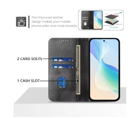 Luxury Leather Flip Wallet Cover Case–Kickstand, Card Slots, Magnetic Close For Samsung Galaxy S5 S6 S7 S7 Edge S8 S8 Plus S9 S9 Plus S10 S10e S10 Lite Note 8 Note 9 Note 10 Note 10 Plus Note 10 Lite