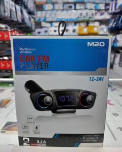 M20 Car Bluetooth and FM Modulator with dual USB Charger