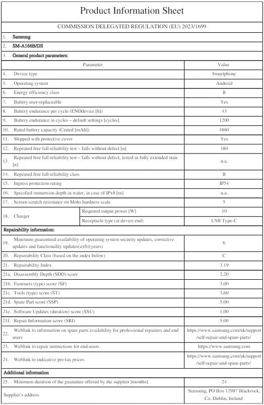 Samsung Galaxy A16 4G Smartphone – Light Gray / Silver, 6.7" Super AMOLED Display, 4GB RAM + 128GB ROM, 50MP Triple Camera, 5000mAh Battery, Android 14, Dual SIM – Brand New