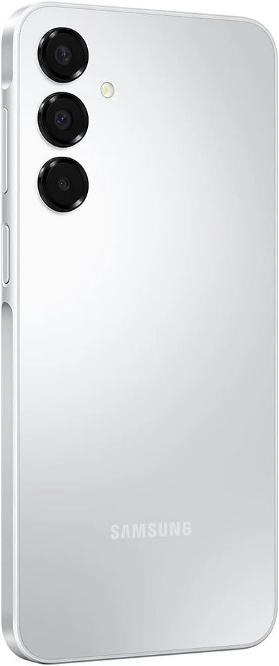 Samsung Galaxy A16 4G Smartphone – Light Gray / Silver, 6.7" Super AMOLED Display, 4GB RAM + 128GB ROM, 50MP Triple Camera, 5000mAh Battery, Android 14, Dual SIM – Brand New