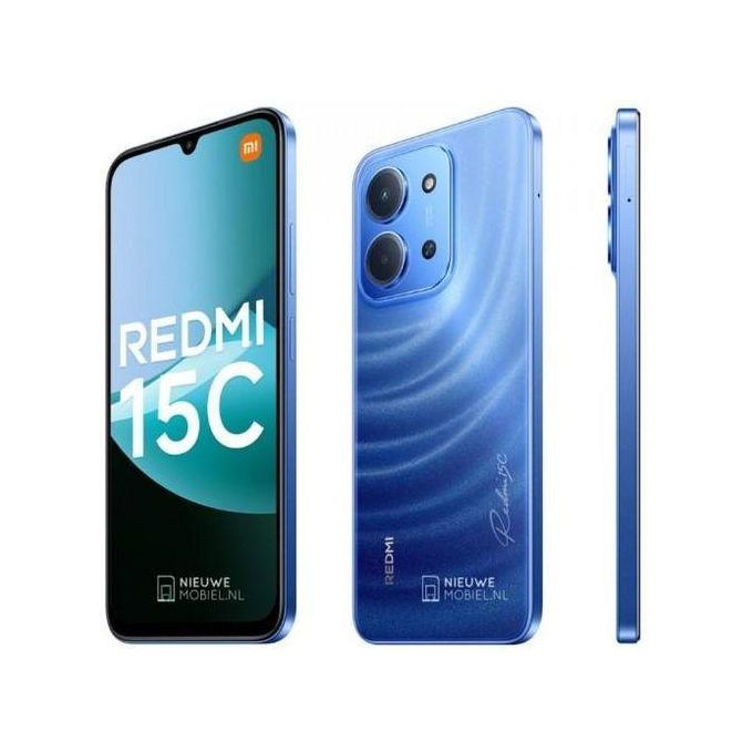 REDMI 15C 128GB Storage UPTO 8GB(4+4GB Extended) Ram 6.9'' LCD 50MP Main Camera 6000mAh 33W Fast Charger Android 15 Xiaomi Hyper OS 2 Side Fingerprint smart phones