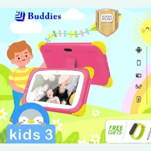 (BLACK FRIDAY OFFERS) BUDDIES KIDS 3 STUDY 5G WIFI TABLETS RAM 8GB,ROM 256GB With BOTH SIM CARD SLOT AND MEMORY CARD SLOT