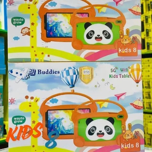 NEW ARRIVAL BUDDIES KIDS 8 STUDY TABLET 5G WIFI TABLETS 8GB RAM / 256GB ROM STORAGE With BOTH SIM CARD SLOT AND MEMORY CARD SLOT,  ANDROID TAB FOR LEARNING AND FUN