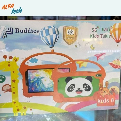 NEW ARRIVAL BUDDIES KIDS 8 STUDY TABLET 5G WIFI TABLETS 8GB RAM / 256GB ROM STORAGE With BOTH SIM CARD SLOT AND MEMORY CARD SLOT,  ANDROID TAB FOR LEARNING AND FUN