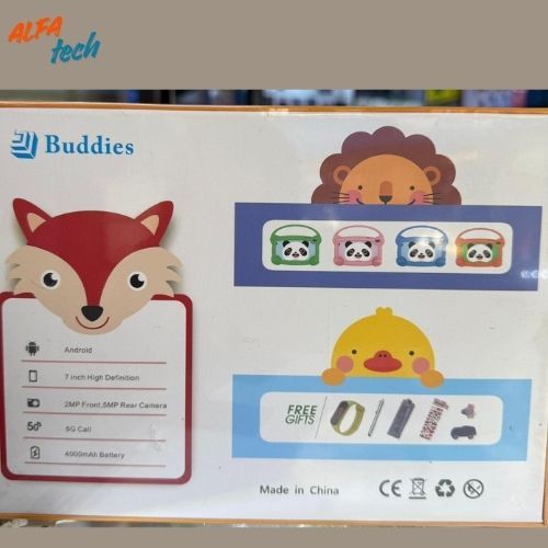 NEW ARRIVAL BUDDIES KIDS 8 STUDY TABLET 5G WIFI TABLETS 8GB RAM / 256GB ROM STORAGE With BOTH SIM CARD SLOT AND MEMORY CARD SLOT,  ANDROID TAB FOR LEARNING AND FUN