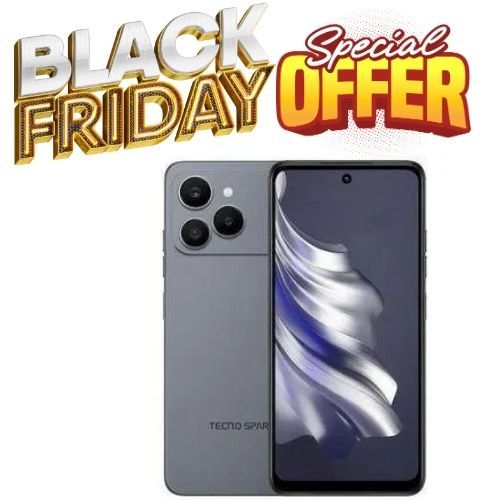 🔥[BLACK FRIDAY DEAL] Tecno Spark 40 – 256GB/128GB ROM + Up To 16GB RAM (8+8) – 6.67” 120Hz Display, 50MP AI Camera, 8MP Selfie, Android 14, 45W Fast Charging, 5200mAh Battery, Side Fingerprint