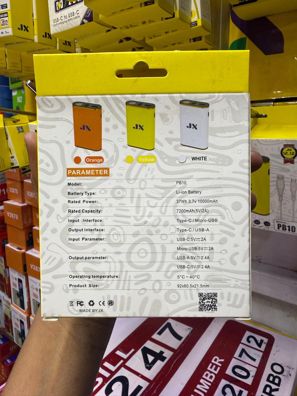 JX Power Bank 6000mAh 10000mAh | PB06 PB10 Dual USB Fast Charge | LED Display | Portable Battery Pack | Black Friday Offer 🔋