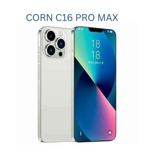 CORN C16 Pro Max 6.6" HD+ Display | 64GB ROM + 5GB RAM | 5000mAh Battery | Android 13 | Type-C Fast Charging | Dual SIM | 13MP Camera | Face ID + Fingerprint Unlock