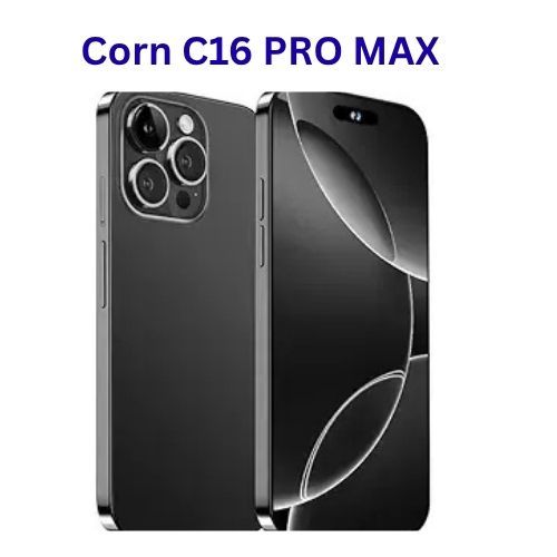 CORN C16 Pro Max 6.6" HD+ Display | 64GB ROM + 5GB RAM | 5000mAh Battery | Android 13 | Type-C Fast Charging | Dual SIM | 13MP Camera | Face ID + Fingerprint Unlock