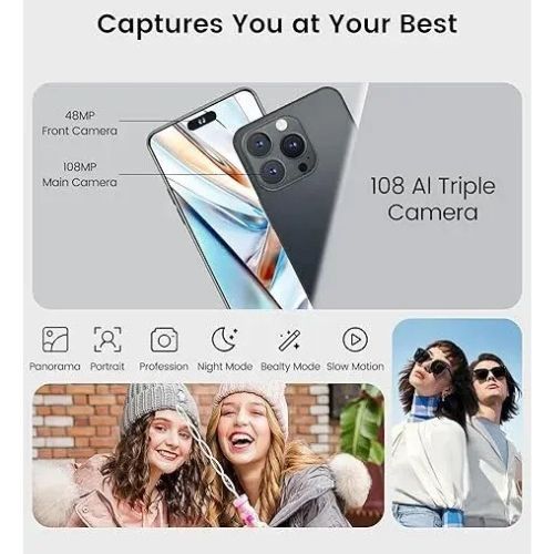 [christmasOffer]Corn C16 Pro Max 64GB Storage +5(2+3Extended ) RamUnlocked Cell Phone, Android 6.6"HD +WATERDROP SCREEN 13MP Main Camera,8mp Front camera 5000mAh Dual SIM, Face ID, GPS, OTG