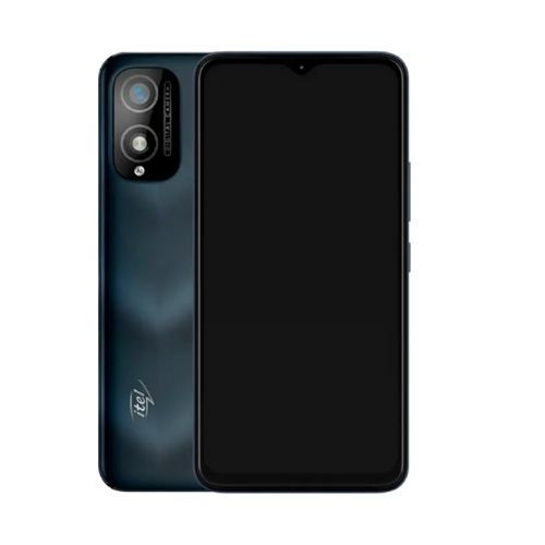 Itel A18 – 32GB ROM + 1GB RAM, 5.0" Display, Android 11 (Go), 2400mAh Battery, Dual SIM, 5MP Camera, Quad-Core Processor, Smart 4G Smartphone – Black/Blue