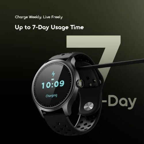 Oraimo Watch 6R Smart Watch 1.39” HD TFT, Bluetooth Calls, Heart Rate & SpO2, IP68 Waterproof, 7-Day Battery – Christmas Offer