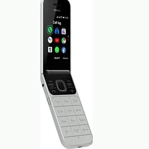 Nokia 2720 Flip Mobile, Mobile Phone, Dual Screen, Equipped with 4G Internet - Long Battery Life - Compact and Strong Dual Sim Card 4 GB Internal Memory, 512 MB RAM, Dual SIM Featured phone