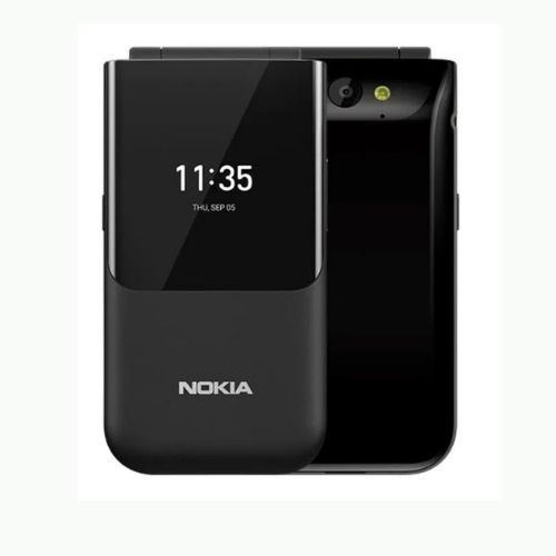Nokia 2720 Flip Mobile, Mobile Phone, Dual Screen, Equipped with 4G Internet - Long Battery Life - Compact and Strong Dual Sim Card 4 GB Internal Memory, 512 MB RAM, Dual SIM Featured phone