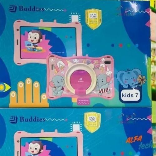 NEW ARRIVAL BUDDIES KIDS 7 STUDY TABLET 5G WIFI TABLETS 8GB RAM / 256GB ROM STORAGE With BOTH SIM CARD SLOT AND MEMORY CARD SLOT, ANDROID TAB FOR LEARNING AND FUN