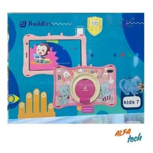 NEW ARRIVAL BUDDIES KIDS 7 STUDY TABLET 5G WIFI TABLETS 8GB RAM / 256GB ROM STORAGE With BOTH SIM CARD SLOT AND MEMORY CARD SLOT, ANDROID TAB FOR LEARNING AND FUN