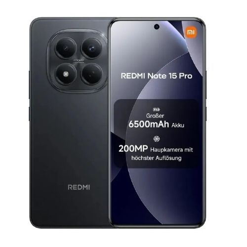 [New Arrival 2026] Xiaomi Redmi Note 15 Pro 4G 256GB + 8GB RAM  6.77" AMOLED 120Hz | 200MP OIS Camera | 6500mAh Battery | 45W Fast Charge | Android 15 HyperOS 2 - Brand New Smartphone