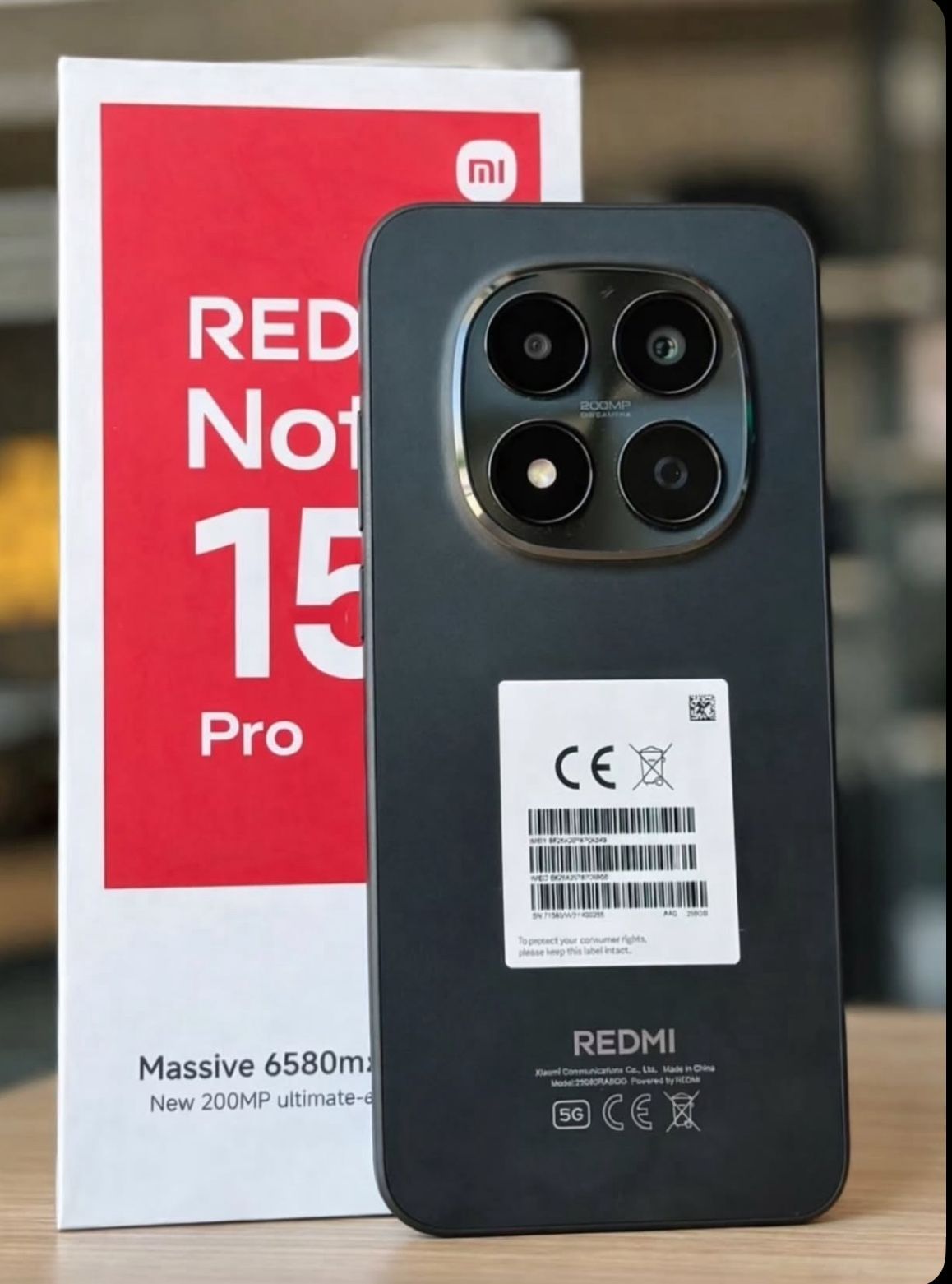 [New Arrival 2026] Xiaomi Redmi Note 15 Pro 4G 256GB + 8GB RAM  6.77" AMOLED 120Hz | 200MP OIS Camera | 6500mAh Battery | 45W Fast Charge | Android 15 HyperOS 2 - Brand New Smartphone