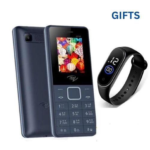 ITEL 2160 Dual SIM Kabambe | Mulika Mwizi | 1000mAh Long Battery | Wireless FM | Bright Torch | Rear Camera | MP3/MP4 Player | Durable ITEL2060 SMALL Phone