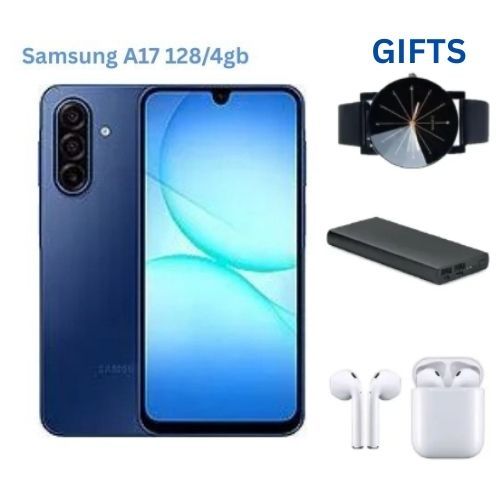 [Valentine Offers] Samsung Galaxy A17 5G 6.7'' 128 GB ROM + 4 GB RAM 5000 mAh 50 MP+ 13 MP camera Android 15 Exynos 1330Octa-core Super AMOLED Fingerprint (side-mounted) smartphones, samsung a17 128/4