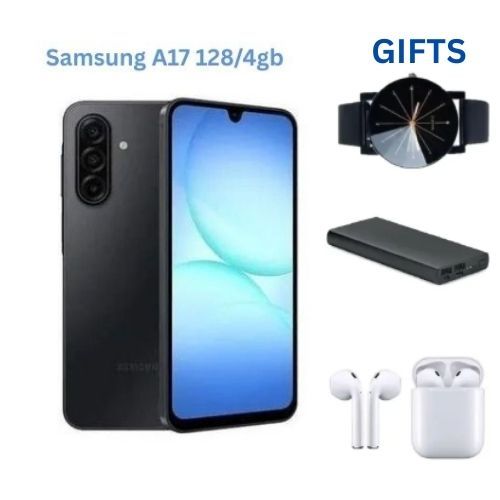 [Valentine Offers] Samsung Galaxy A17 5G 6.7'' 128 GB ROM + 4 GB RAM 5000 mAh 50 MP+ 13 MP camera Android 15 Exynos 1330Octa-core Super AMOLED Fingerprint (side-mounted) smartphones, samsung a17 128/4