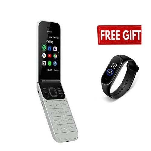 Nokia 2720 Flip Mobile, Mobile Phone, Dual Screen, Equipped with 4G Internet - Long Battery Life - Compact and Strong Dual Sim Card 4 GB Internal Memory, 512 MB RAM, Dual SIM